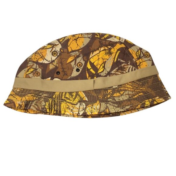 Vintage Jiffy Golf Hat Cap Men's Pellon Lined All Over Print USA Camo Mod Sz L - Picture 9 of 10